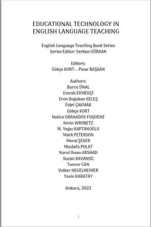 EDUCATIONAL TECHNOLOGY IN ENGLISH LANGUAGE TEACHING