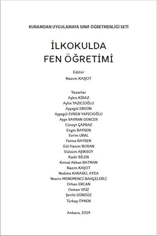 İLKOKULDA FEN ÖĞRETİMİ
