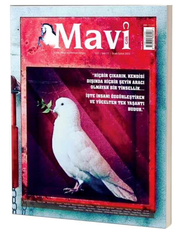 MAVİ GÖK SAYI: 11  KÜLTÜR - SANAT - EDEBİYAT DERGİSİ