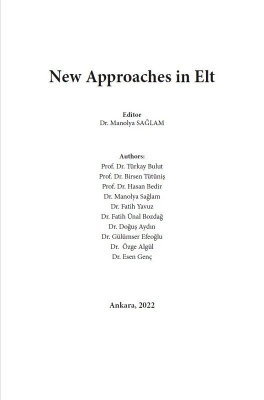 NEW APPROACHES İN ELT