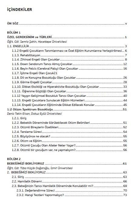 TÜM YÖNLERİYLE ÖZEL BEBEKLER VE ÇOCUKLARIN GELİŞİMİ - Ed;Sunay Y.Doğru & Ayşegül Ş.Öz