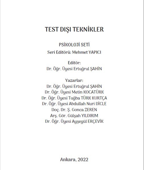 TEST DIŞI TEKNİKLER