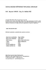 SOSYAL BİLGİLER EĞİTİMİNDE TOPLUMSAL SORUNLAR