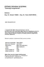 EĞİTİMDE PROGRAM GELİŞTİRME:  “Geleceği Kurgulamak”