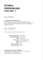 PictoBlox PROGRAMLAMA YAPAY ZEKA-2