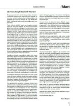 MAVİ GÖK SAYI: 32 KÜLTÜR - SANAT - EDEBİYAT DERGİSİ