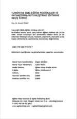 TÜRKİYE’DE ÖZEL EĞİTİM POLİTİKALARI VE KAYNAŞTIRMA/BÜTÜNLEŞTİRME EĞİTİMİNE GEÇİŞ SÜRECİ