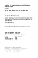 TÜRKİYE’DE SOSYAL BİLGİLER DERSİ ÖĞRETİM PROGRAMLARI